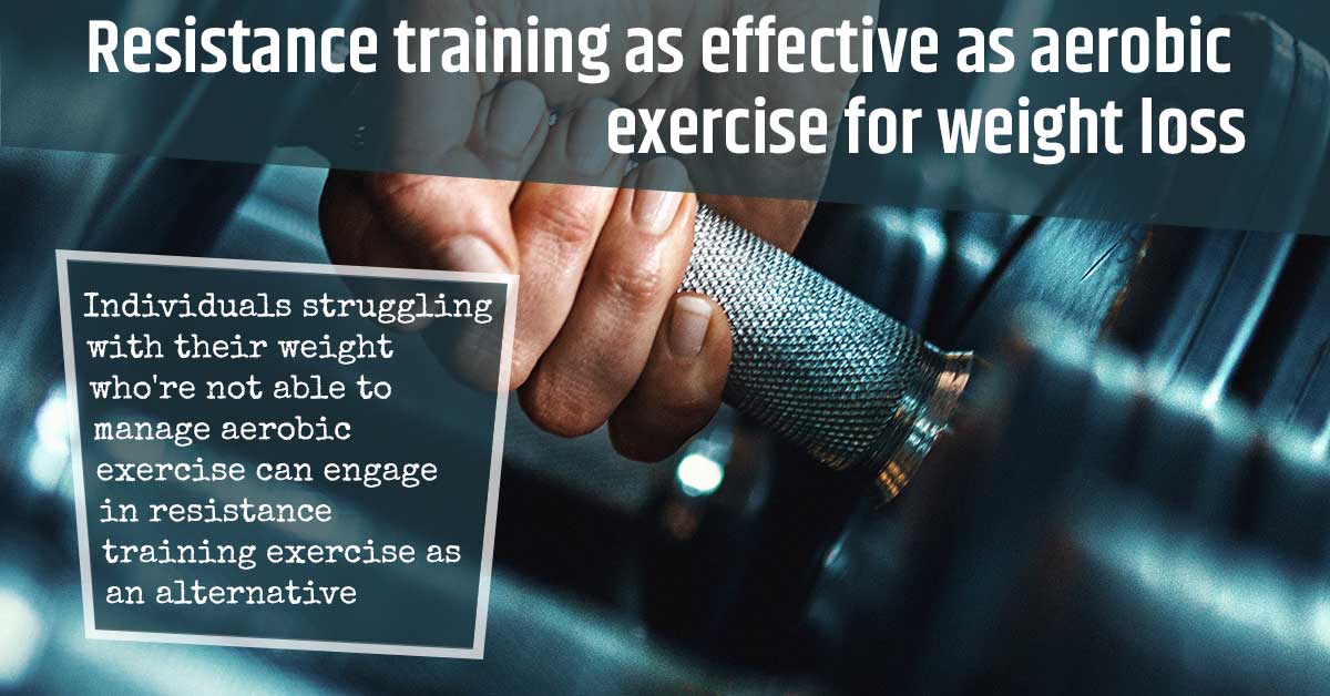 Resistance Training as Effective as Aerobic Exercise for Weight Loss